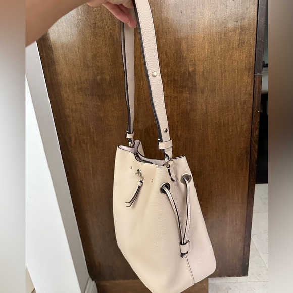 NWOT Kate Spade Marti Bucket Bag Cream beige purse - Picture 5 of 14